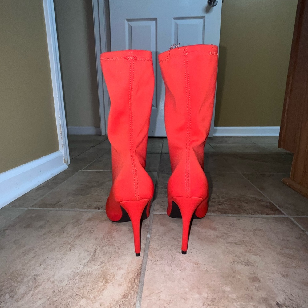 Orange Booties - Picture 2 of 7